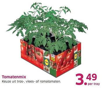 Aanbiedingen Tomatenmix - Huismerk - Lidl - Geldig van 04/04/2017 tot 15/04/2017 bij Lidl
