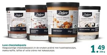 Aanbiedingen Luxe chocoladepasta - Delicieux - Geldig van 04/04/2017 tot 15/04/2017 bij Lidl