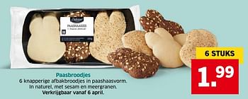 Aanbiedingen Paasbroodjes - Delicieux - Geldig van 04/04/2017 tot 15/04/2017 bij Lidl