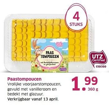 Aanbiedingen Paastompoucen - Huismerk - Lidl - Geldig van 04/04/2017 tot 15/04/2017 bij Lidl