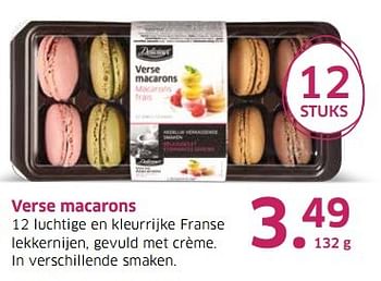 Aanbiedingen Verse macarons - Delicieux - Geldig van 04/04/2017 tot 15/04/2017 bij Lidl