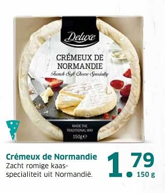 Aanbiedingen Crémeux de normandie - Deluxe - Geldig van 04/04/2017 tot 15/04/2017 bij Lidl