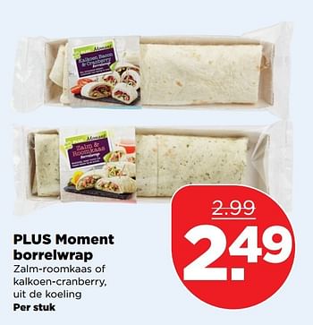 Aanbiedingen Plus moment borrelwrap - Huismerk - Plus - Geldig van 09/04/2017 tot 15/04/2017 bij Plus