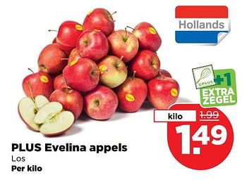 Aanbiedingen Plus evelina appels - Huismerk - Plus - Geldig van 09/04/2017 tot 15/04/2017 bij Plus