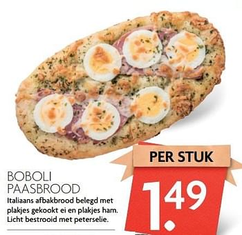 Aanbiedingen Boboli paasbrood - Boboli - Geldig van 09/04/2017 tot 15/04/2017 bij Deka Markt