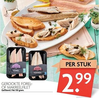 Aanbiedingen Gerookte forel of makreelfilet - Huismerk - Deka Markt - Geldig van 09/04/2017 tot 15/04/2017 bij Deka Markt