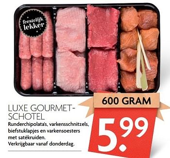 Aanbiedingen Luxe gourmet- schotel - Huismerk - Deka Markt - Geldig van 09/04/2017 tot 15/04/2017 bij Deka Markt