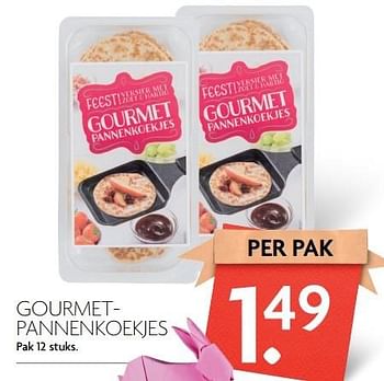 Aanbiedingen Gourmetpannenkoekjes - Huismerk - Deka Markt - Geldig van 09/04/2017 tot 15/04/2017 bij Deka Markt