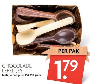 Aanbiedingen Chocolade lepeltjes - Huismerk - Deka Markt - Geldig van 09/04/2017 tot 15/04/2017 bij Deka Markt