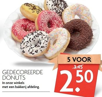 Aanbiedingen Gedecoreerde donuts - Huismerk - Deka Markt - Geldig van 09/04/2017 tot 15/04/2017 bij Deka Markt