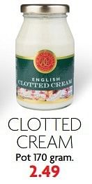 Aanbiedingen Clotted cream - Huismerk - Deka Markt - Geldig van 09/04/2017 tot 15/04/2017 bij Deka Markt