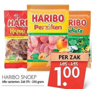 Aanbiedingen Haribo snoep - Haribo - Geldig van 09/04/2017 tot 15/04/2017 bij Deka Markt