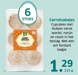 Aanbiedingen Carrotcakejes - Huismerk - Lidl - Geldig van 04/04/2017 tot 15/04/2017 bij Lidl