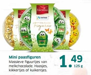Aanbiedingen Mini paasfiguren - Favorina - Geldig van 04/04/2017 tot 15/04/2017 bij Lidl