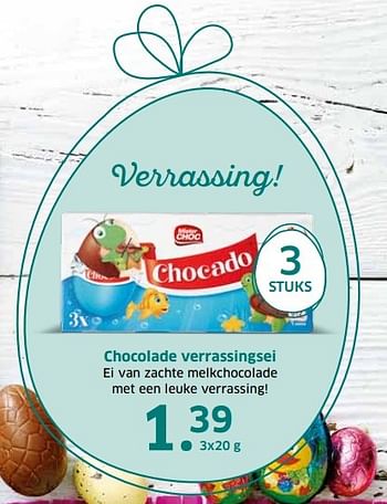 Aanbiedingen Chocolade verrassingsei - Mister Choc - Geldig van 04/04/2017 tot 15/04/2017 bij Lidl