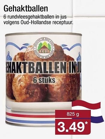 Aanbiedingen Gehaktballen - De Drie Eiken - Geldig van 10/04/2017 tot 15/04/2017 bij Aldi