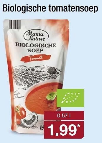Aanbiedingen Biologische tomatensoep - Geldig van 10/04/2017 tot 15/04/2017 bij Aldi