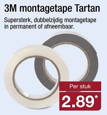 Aanbiedingen 3m montagetape tartan - 3M - Geldig van 10/04/2017 tot 15/04/2017 bij Aldi
