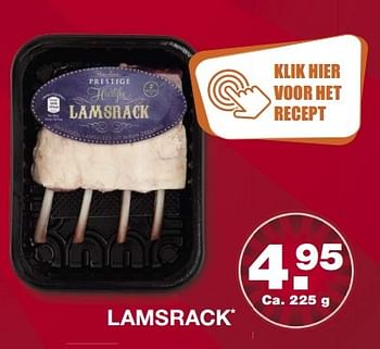 Aanbiedingen Lamsrack - Prestige - Geldig van 10/04/2017 tot 15/04/2017 bij Aldi
