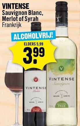 Aanbiedingen Vintense - Witte wijnen - Geldig van 09/04/2017 tot 15/04/2017 bij Dirk III