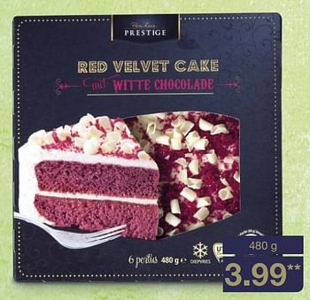 Aanbiedingen Red velvet cake - Huismerk - Aldi - Geldig van 10/04/2017 tot 15/04/2017 bij Aldi