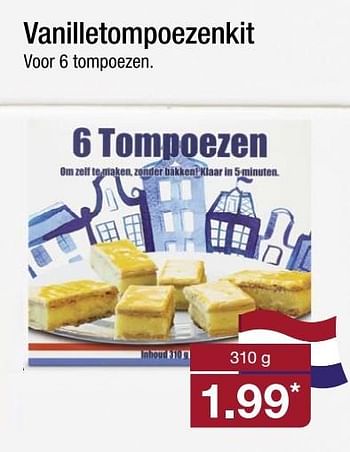 Aanbiedingen Vanilletompoezenkit - Huismerk - Aldi - Geldig van 10/04/2017 tot 15/04/2017 bij Aldi