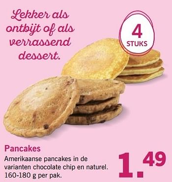 Aanbiedingen Pancakes - Huismerk - Lidl - Geldig van 10/04/2017 tot 15/04/2017 bij Lidl