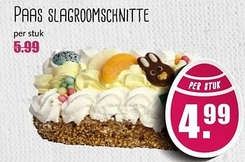 Aanbiedingen Paas slagroomschnitte - Huismerk - MCD Supermarkten - Geldig van 10/04/2017 tot 15/04/2017 bij MCD Supermarkten