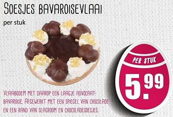 Aanbiedingen Soesjes bavaroisevlaai - Huismerk - MCD Supermarkten - Geldig van 10/04/2017 tot 15/04/2017 bij MCD Supermarkten