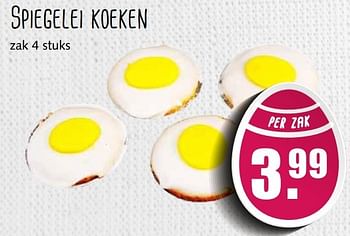 Aanbiedingen Spiegelei koeken - Huismerk - MCD Supermarkten - Geldig van 10/04/2017 tot 15/04/2017 bij MCD Supermarkten