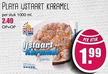 Aanbiedingen Playa ijstaart karamel - Huismerk - MCD Supermarkten - Geldig van 10/04/2017 tot 15/04/2017 bij MCD Supermarkten