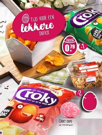 Aanbiedingen Croky chips - Croky - Geldig van 10/04/2017 tot 15/04/2017 bij MCD Supermarkten