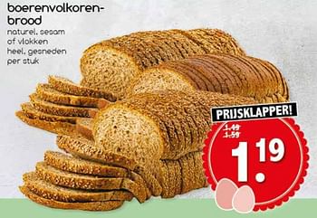 Aanbiedingen Boerenvolkoren- brood - Huismerk - Agrimarkt - Geldig van 10/04/2017 tot 15/04/2017 bij Agrimarkt