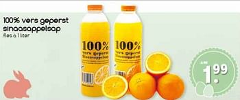 Aanbiedingen 100% vers geperst sinaasappelsap - Huismerk - Agrimarkt - Geldig van 10/04/2017 tot 15/04/2017 bij Agrimarkt