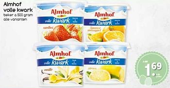 Aanbiedingen Almhof volle kwark - Almhof - Geldig van 10/04/2017 tot 15/04/2017 bij Agrimarkt
