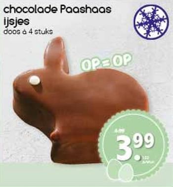 Aanbiedingen Chocolade paashaas ijsjes - Huismerk - Agrimarkt - Geldig van 10/04/2017 tot 15/04/2017 bij Agrimarkt