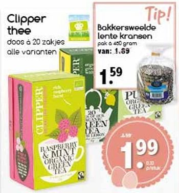 Aanbiedingen Clipper thee - Clipper - Geldig van 10/04/2017 tot 15/04/2017 bij Agrimarkt