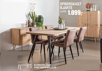 Aanbiedingen Opbergkast bjarte - Huismerk - Goossens - Geldig van 05/04/2017 tot 23/04/2017 bij Goossens Wonen & Slapen
