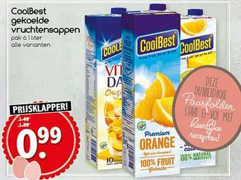 Aanbiedingen Coolbest gekoelde vruchtensappen - Coolbest - Geldig van 10/04/2017 tot 15/04/2017 bij Agrimarkt