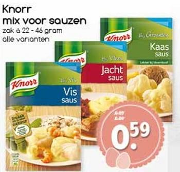 Aanbiedingen Mix voor sauzen - Knorr - Geldig van 10/04/2017 tot 15/04/2017 bij Agrimarkt