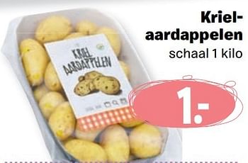 Aanbiedingen Kriel- aardappelen - Huismerk - Coop - Geldig van 10/04/2017 tot 16/04/2017 bij Coop