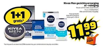 Aanbiedingen Dagcrème sensitive hydro gel - Nivea - Geldig van 11/04/2017 tot 16/04/2017 bij Trekpleister
