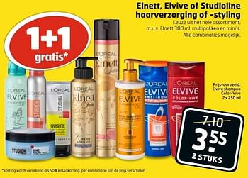 Aanbiedingen Elvive shampoo color-vive - L'Oreal Paris - Geldig van 11/04/2017 tot 16/04/2017 bij Trekpleister
