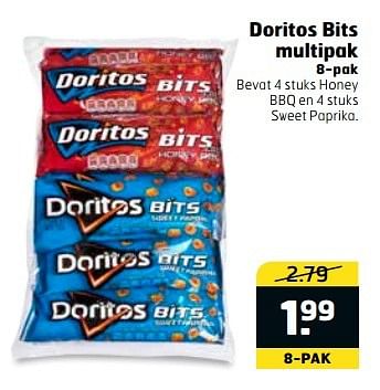 Aanbiedingen Doritos bits multipak - Doritos - Geldig van 11/04/2017 tot 16/04/2017 bij Trekpleister