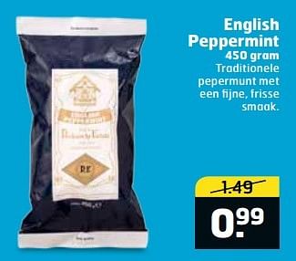 Aanbiedingen English peppermint - Huismerk - Trekpleister - Geldig van 11/04/2017 tot 16/04/2017 bij Trekpleister