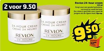 Aanbiedingen Revlon 24-hour cream - Revlon - Geldig van 11/04/2017 tot 16/04/2017 bij Trekpleister