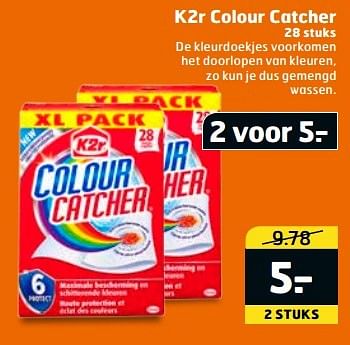 Aanbiedingen K2r colour catcher - K2R - Geldig van 11/04/2017 tot 16/04/2017 bij Trekpleister