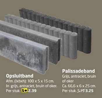 Aanbiedingen Opsluitband - Huismerk - Formido - Geldig van 03/04/2017 tot 16/04/2017 bij Formido