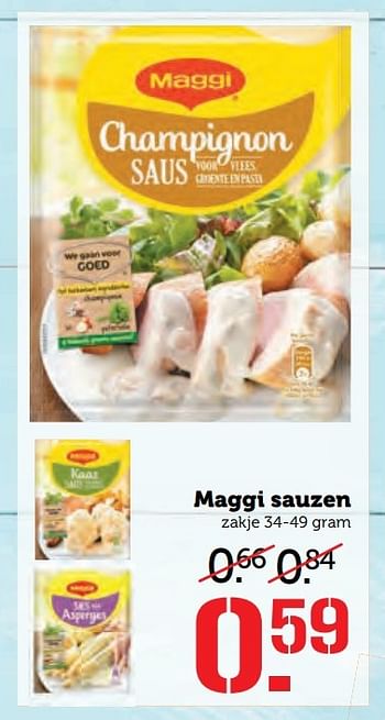 Aanbiedingen Maggi sauzen - MAGGI - Geldig van 10/04/2017 tot 16/04/2017 bij Coop
