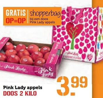 Aanbiedingen Pink lady appels - Huismerk - Coop - Geldig van 10/04/2017 tot 16/04/2017 bij Coop